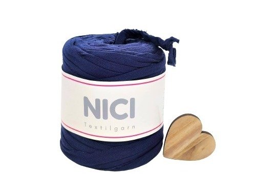 Textilgarn Nici`s® Blau, Pique Baumwollgarn 600g