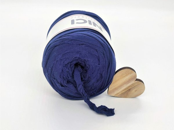 Textilgarn Nici`s® Blau, Pique Baumwollgarn 600g