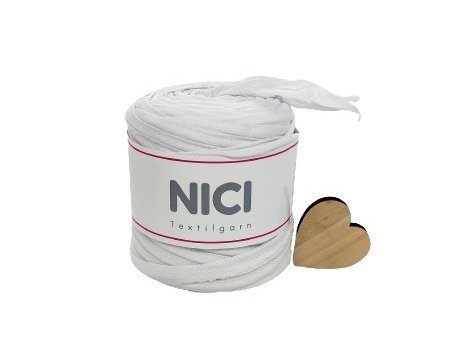 Textilgarn Nici`s® Weiß Jersey 650g