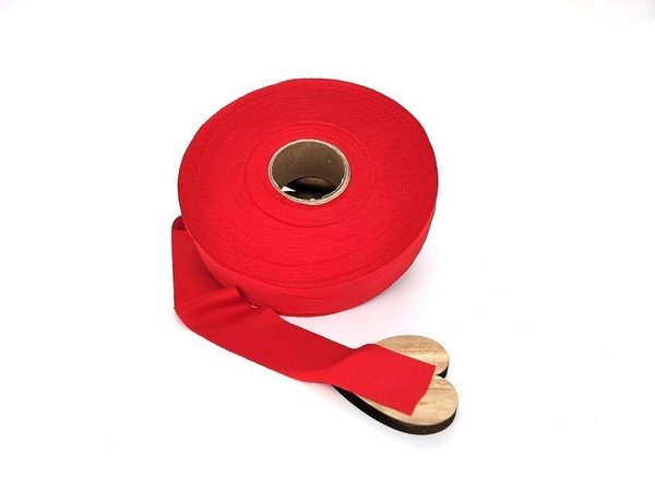 Textilgarn Fettuccia Rot Jersey 250g