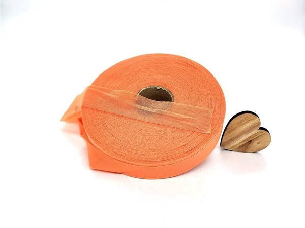 Textilgarn Fettuccia Orange Baumwollgarn 320g